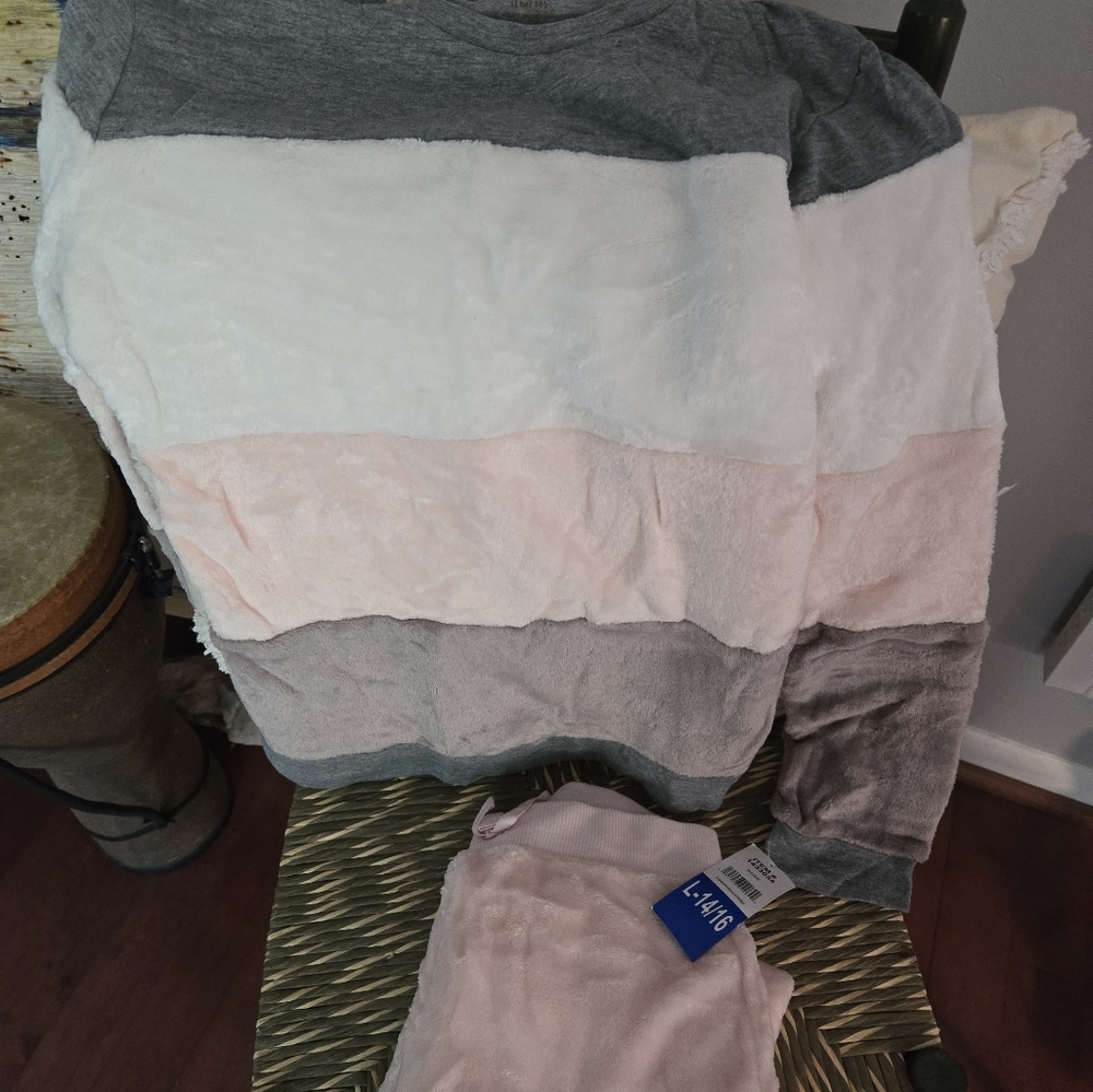 BCBGirls Gray and Pink Pajama Sets